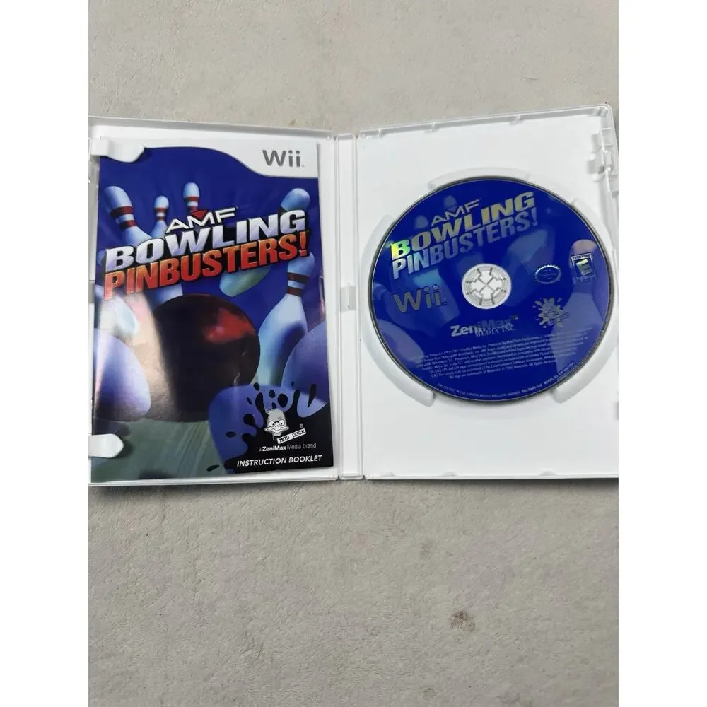 AMF Bowling Pinbusters Nintendo Wii 2007 Bowling Video Game Tested